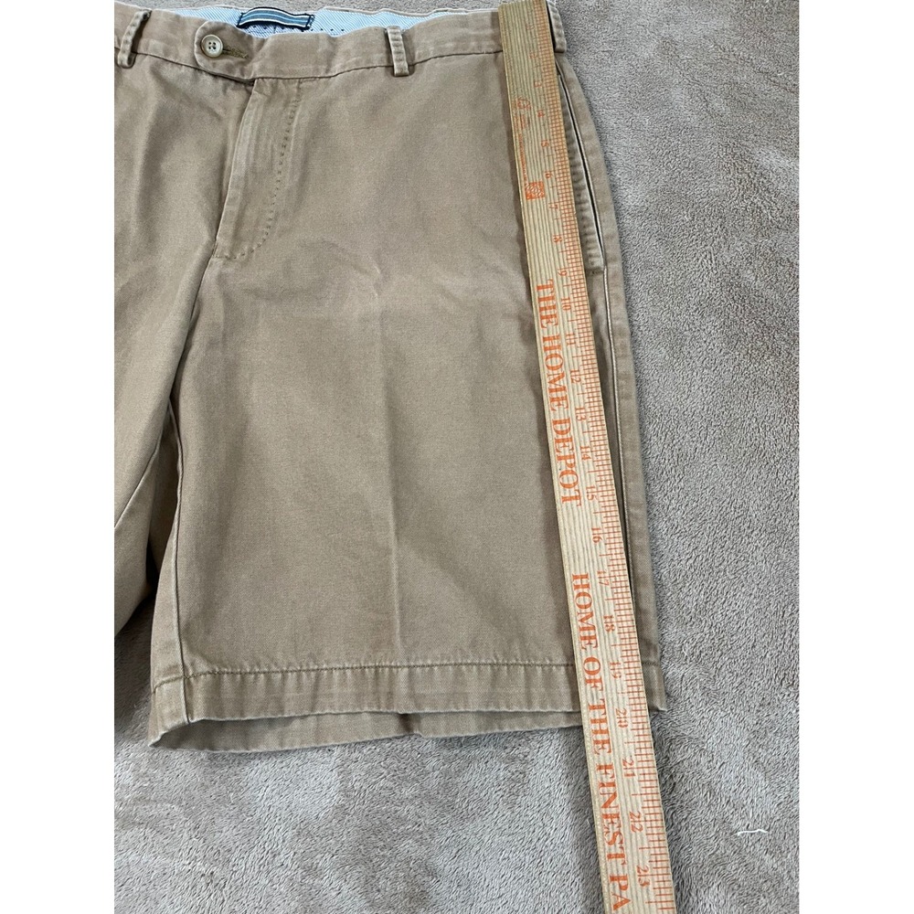 Peter Millar Chino Shorts Men's Size 34 Khaki Pima Cotton Classic Fit EUC - Picture 4 of 8